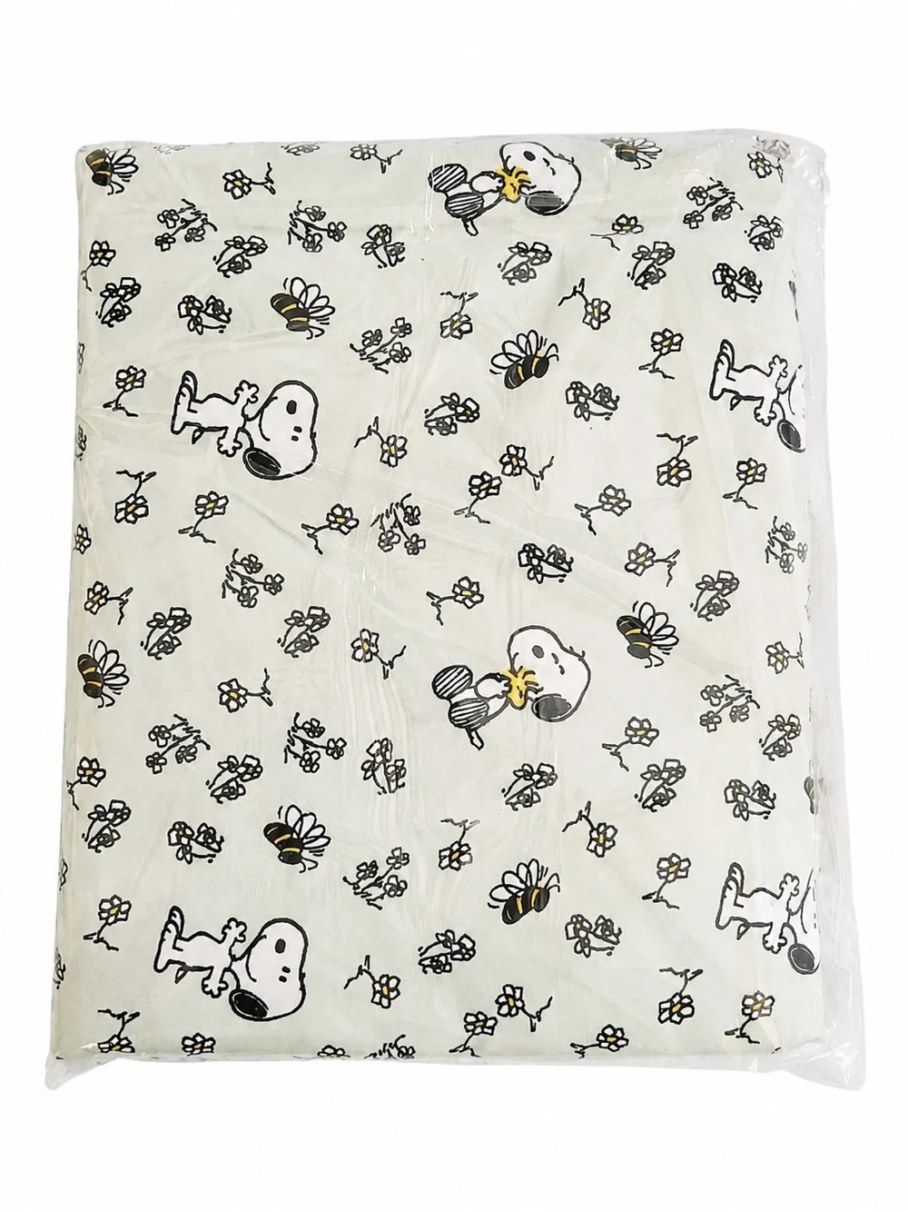 NWT Peanuts Snoopy & Woodstock Twin Sheet Set Sage Green Microfiber Berkshire